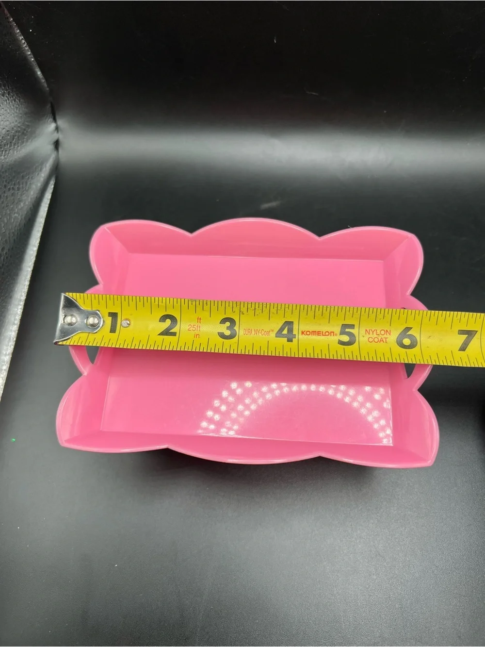 American Girl 2023 Pink Doll Serving Tray Table Gold Foldable Legs “W” Initial